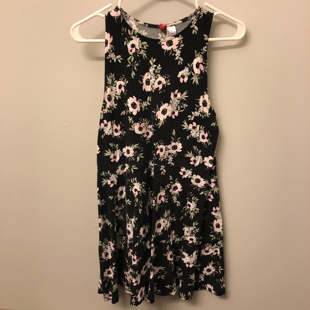 Sleeveless Floral Dress